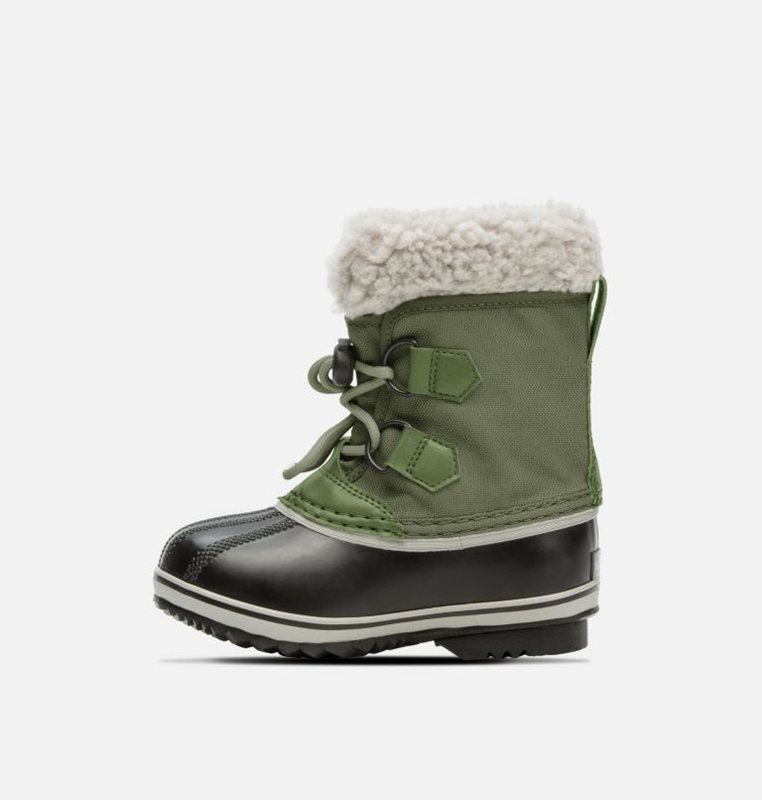 Sorel Çocuk Childrens Yoot Pac™ Nylon - Kar Botu Yeşil/Siyah - 390-ZOHMUQ